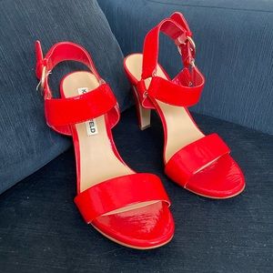 Karl Lagerfeld red heels